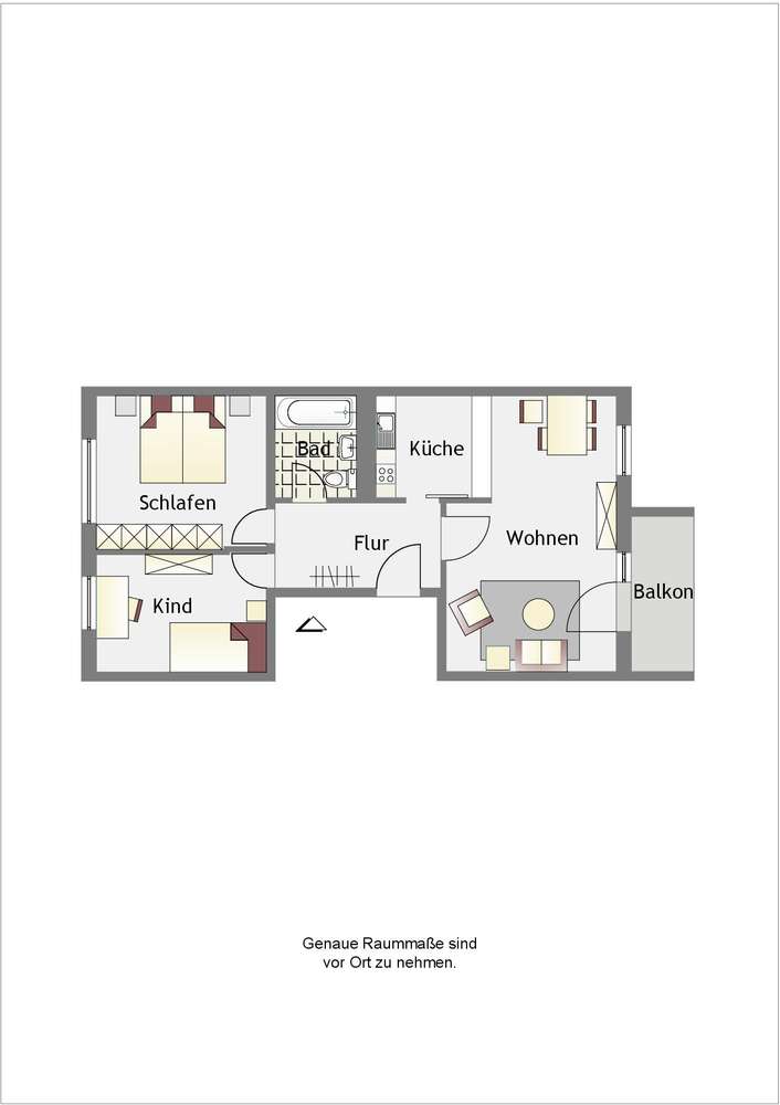 3Zimmerwohnung mit Balkon WBG Schönebeck